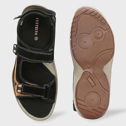 Centrino Men's 3252 Black Sandal_6 UK (3252-1) - Image 4