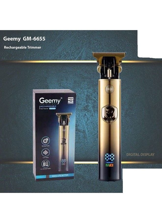 Dealsure - Professionals Design Perfect Shaver And Haircut Rechargeable Beard And Moustaches Hair Machine And Trimming With Cord And Without Cordless Use (Gold Colour) - Image 1