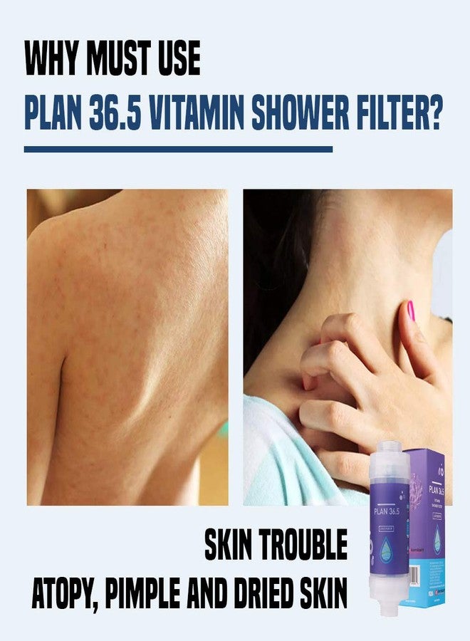Plan 36.5 Premium Vitamin C Korean Hand Shower Filter Combo for Bathroom Shower ((Lemon+Deluxe)) - Image 5