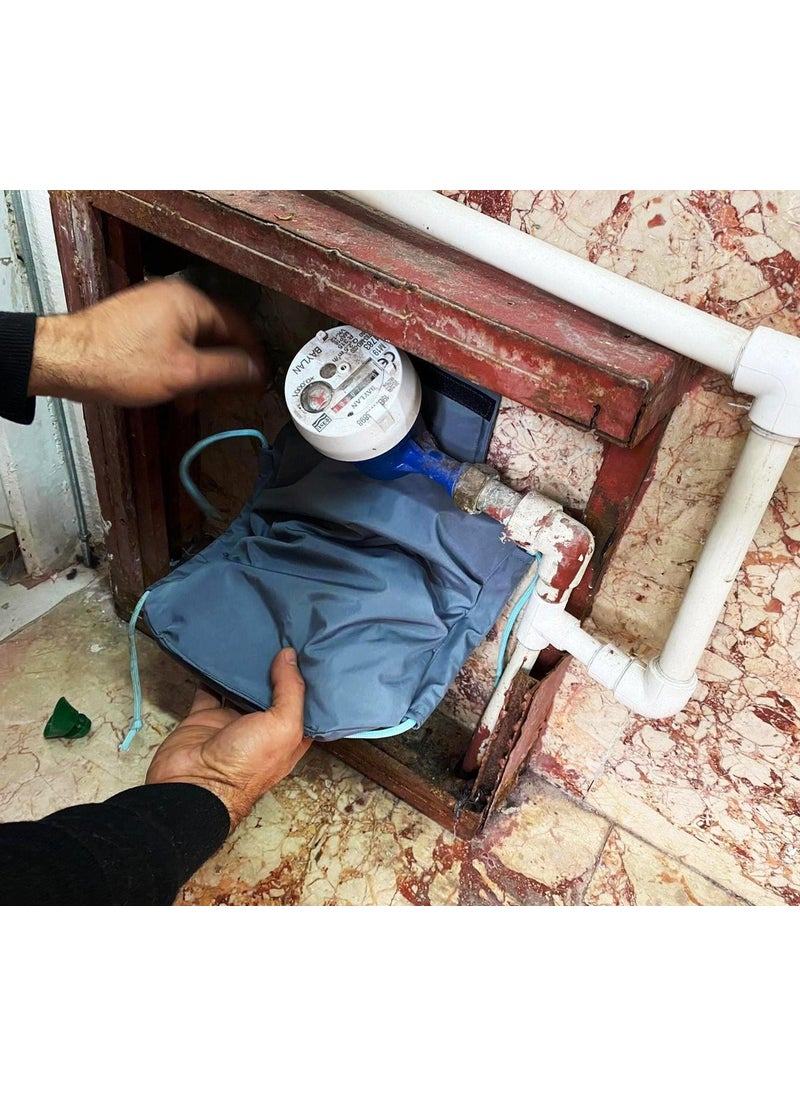KL - Water Time Meter Anti-Frost Protector Set of 3 (Meter Jacket-Rubber Foam Pipe Insulation-PVC Tape) - Image 1