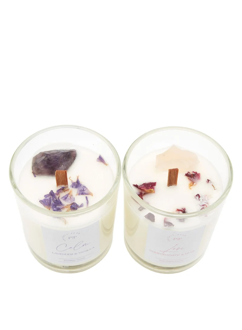 Prickly Pear Self Love Crystal Candle Duo