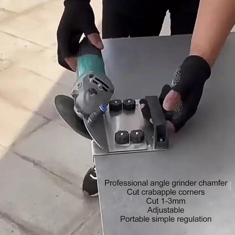 Portable chamfer 100 type woodworking bricklayer universal 45 degree angle tile cutting multi-function adjustable tile chamfer - Image 2