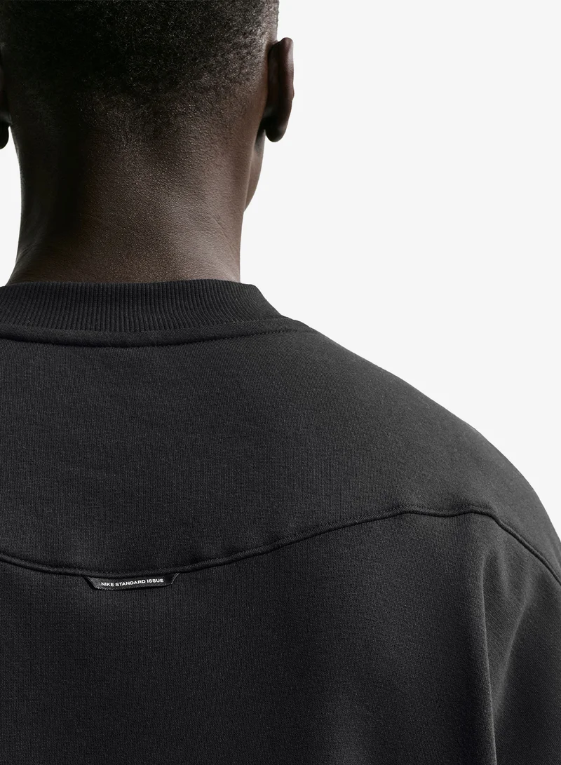 Nike BLACK/(PALE IVORY) M NK TF SI BRSH CREW for Men | Best Price UAE