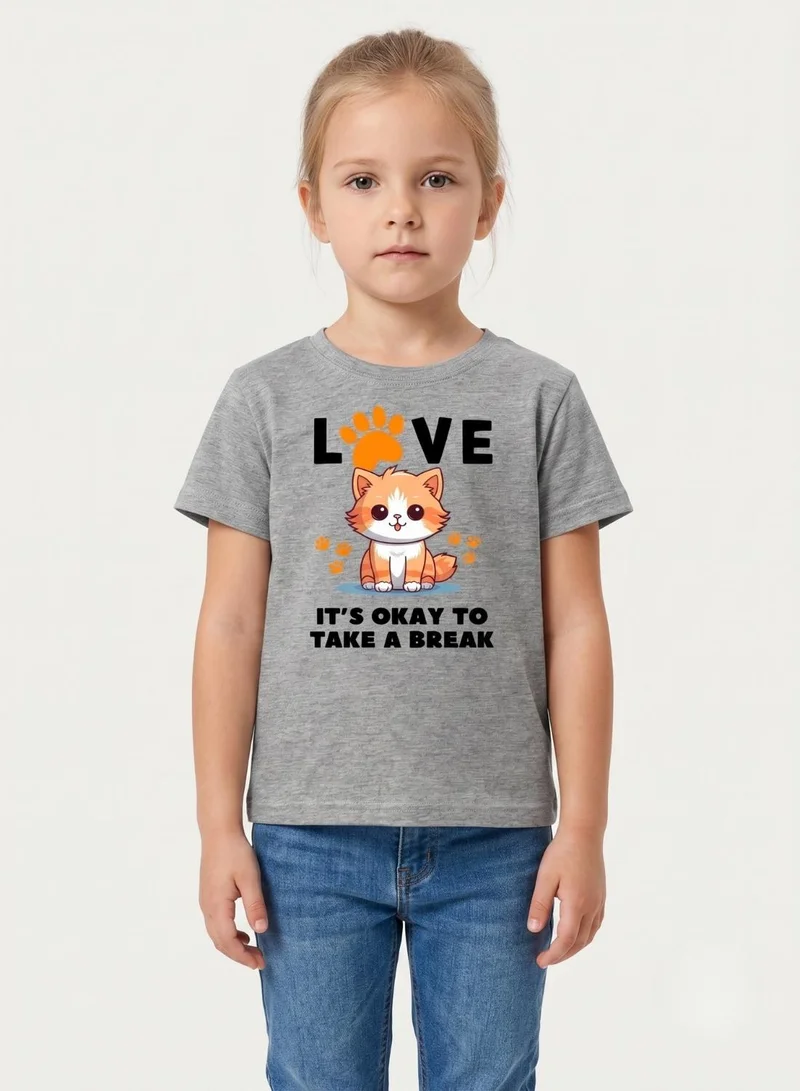 Babyqlo Take a Break Printed tee for girls
