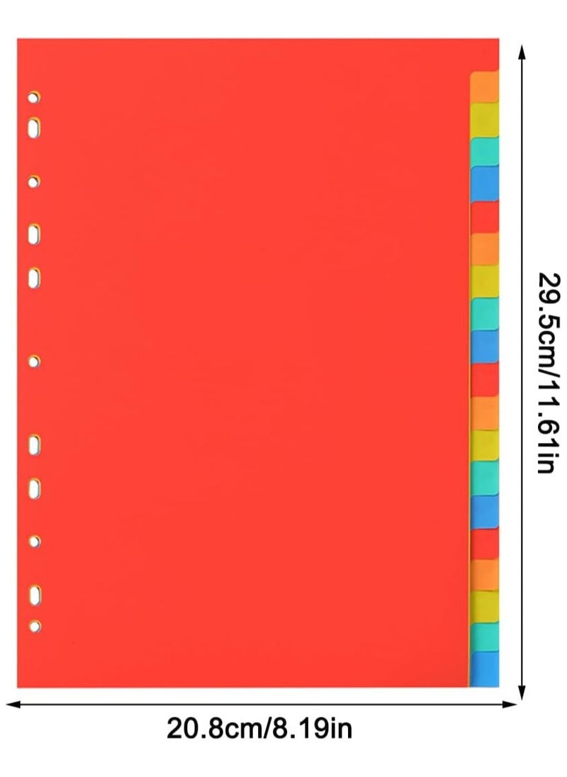 20 عبوة مقسمات ملفات بلاستيكية A4 لتنظيم المجلد، متعدد الألوان - pzsku/Z7B7B45DDE6EB36997320Z/45/_/1737698370/b497fa1a-b23d-4c49-9b1e-6f7ef156a95e