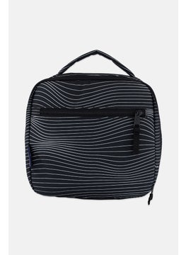JANSPORT Kids Boy Stripe Lunch Bag 23 H x 24 L x 8 W cm, Black  - Image 1