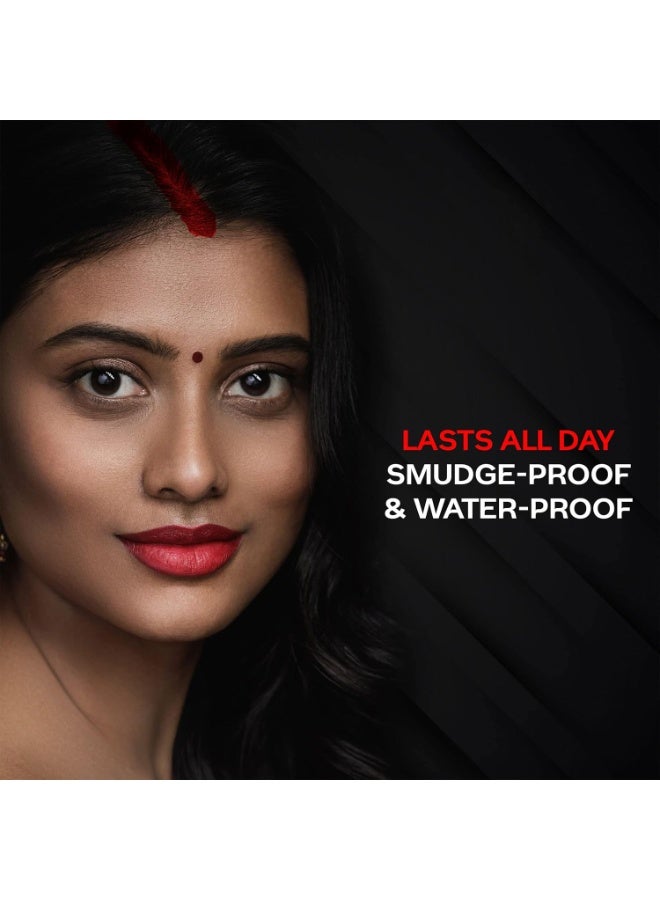 Facescanada FACES CANADA Liquid Sindoor - Maroon, 2.5 ml | Highly Pigmented Rich Color | Quick Drying & Long Lasting | Velvet Matte Finish | Water-Proof | Smudge-Proof | Crease-Proof | Sponge Tip Applicator - Image 3