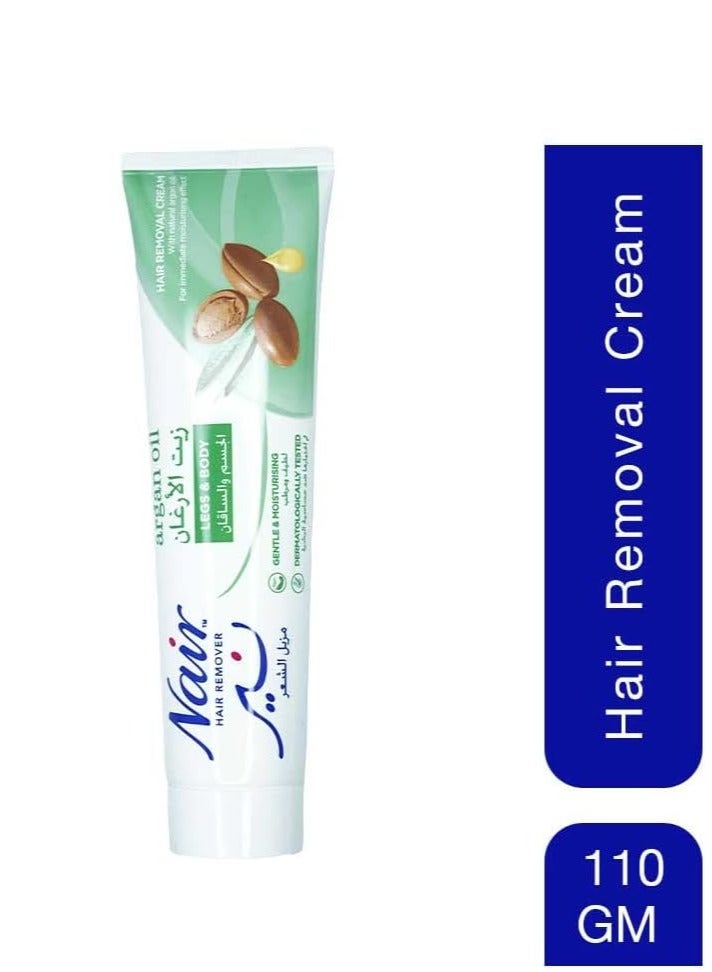 Nair Argan Oil Legs & Body Hair Removing Cream 110 ML - Image 3