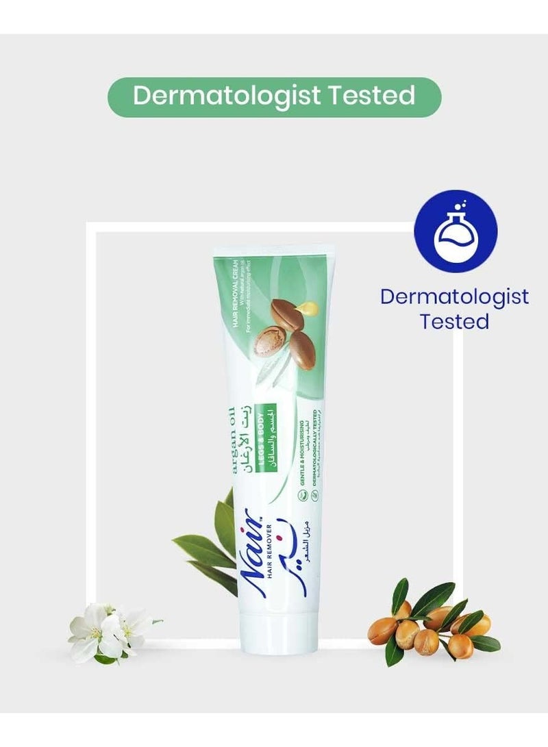 Nair Argan Oil Legs & Body Hair Removing Cream 110 ML - Image 5