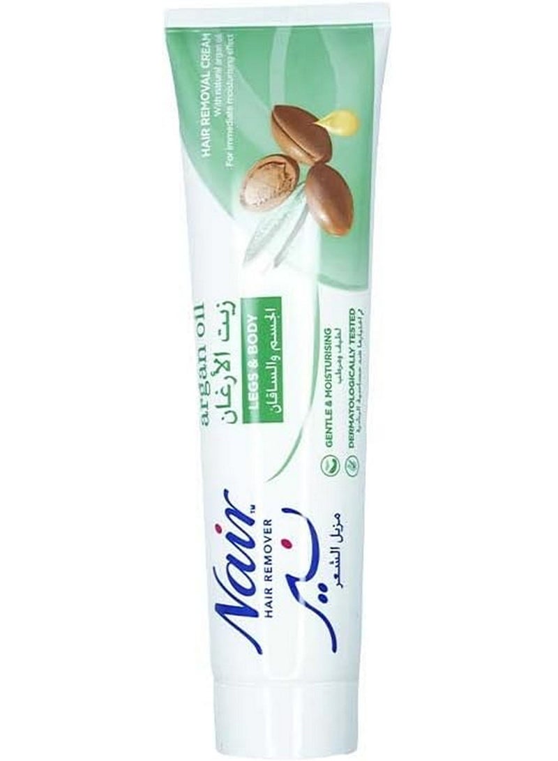 Nair Argan Oil Legs & Body Hair Removing Cream 110 ML - Image 2