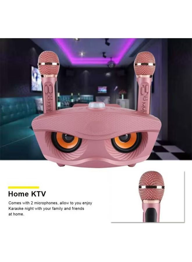 SDRD Dual Wireless Karaoke Microphone and Mixer System Upgraded Version Dual Channel Handheld Microphone Karaoke For Dj Party Church Wedding Home Party Speech Black - Image 1