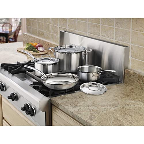 Cuisinart MCP7NP1 Multiclad Pro Triple Ply 7Piece Cookware Set Skillet - Image 3