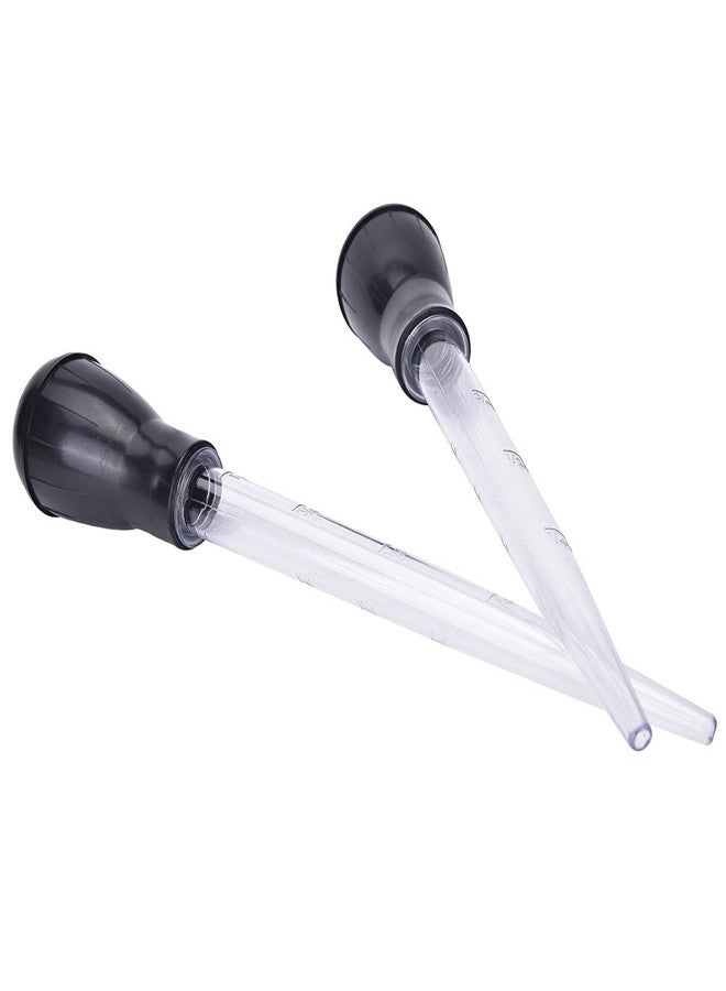 Yiphates 2 Pcs 11-Inch Turkey Baster with Silicone Bulb, Clear, Ideal for Roasting Juices, Butter Drippings, Glazes - Image 5