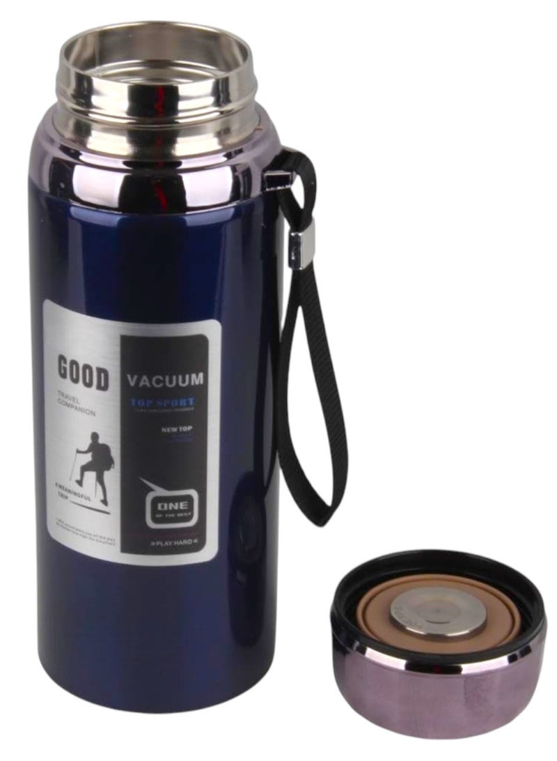 Toy Box Stainless Steel Standard Mouth Water Bottle with Flex Cap and Double-Wall Vacuum Insulation for Men Women Kids -600ml - Image 2
