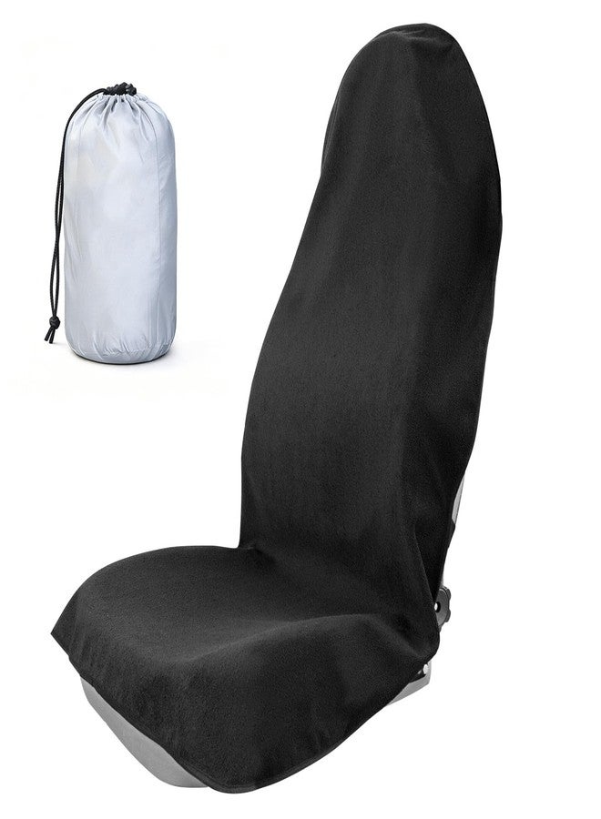 ZIMABLUE Terry Cloth seat Cover Universal Waterproof Car Sport Towel Seat Cushion Non-Slip Sweat-Absorbent Towel Cloth Suitable for All Seasons Waterproof Beach Seat Cover Washable - Image 1