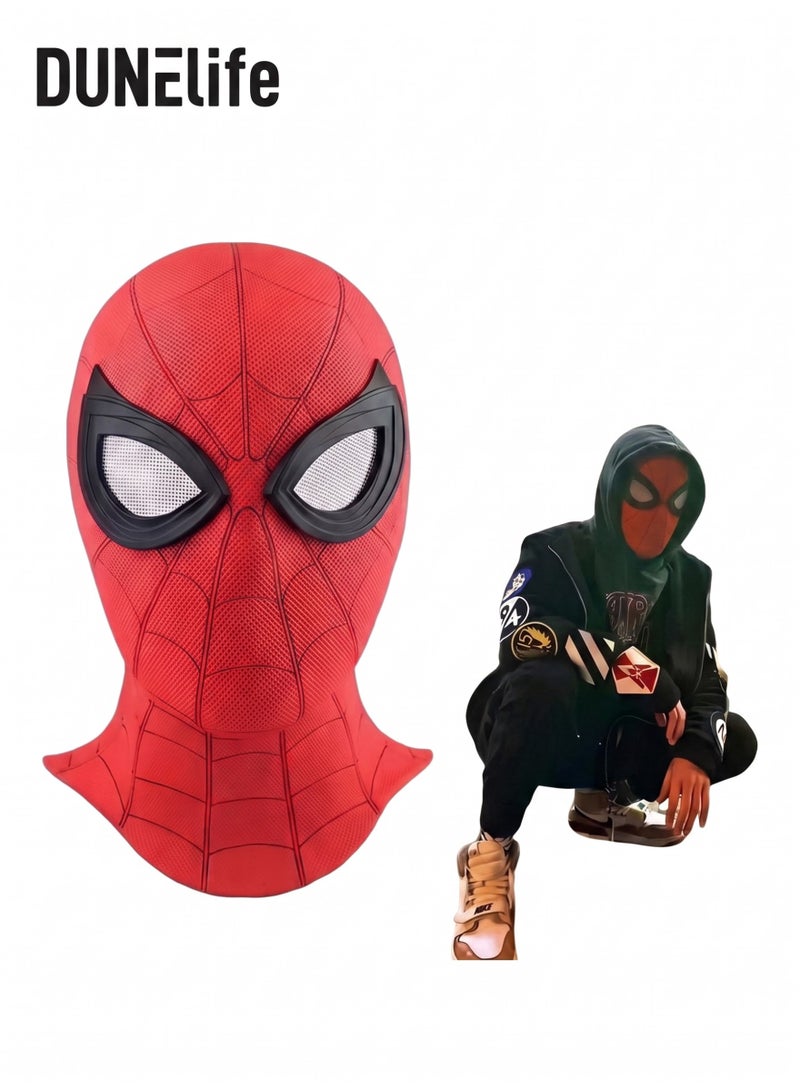 حياة الكثبان Spider-Man mask, Spider-Man launcher, superhero wrist launcher, role-playing toy, six-piece set - Image 2