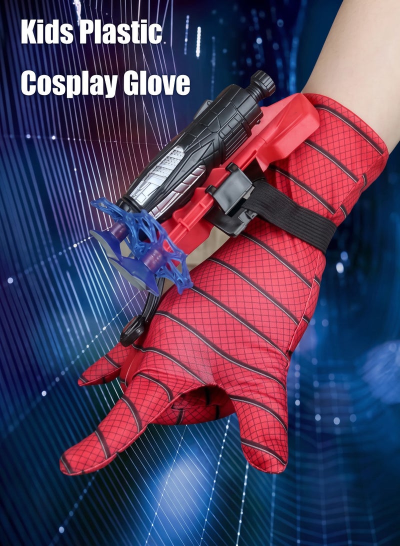 حياة الكثبان Spider-Man mask, Spider-Man launcher, superhero wrist launcher, role-playing toy, six-piece set - Image 5