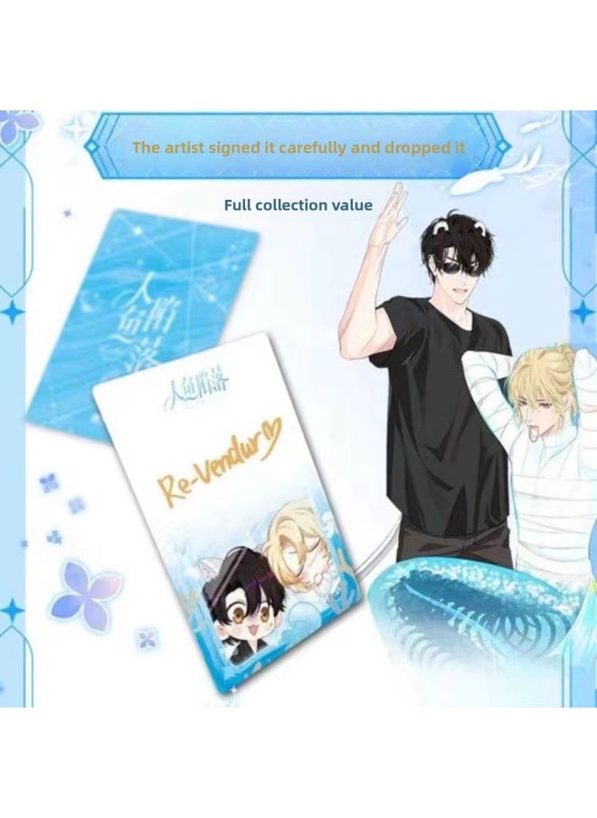 null - Card Collection Agency Genuine Mermaid Fall Flow Ying Version First Play Card Fall Into Deep Sea Collection Card Children's Female Toys-Color:[Part 1] Starting Life In Another World From Scratch 1 Box Of 10 Packs - Image 1