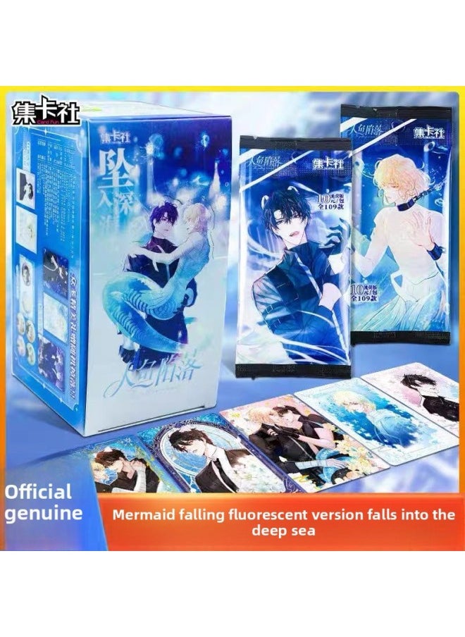 null - Card Collection Agency Genuine Mermaid Fall Flow Ying Version First Play Card Fall Into Deep Sea Collection Card Children's Female Toys-Color:[Part 1] Starting Life In Another World From Scratch 1 Box Of 10 Packs - Image 1