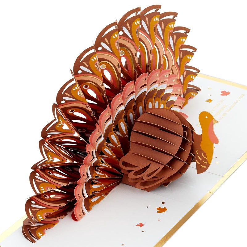 Hallmark Signature Paper Wonder Thanksgiving Pop Up Card (Turkey) - Image 1