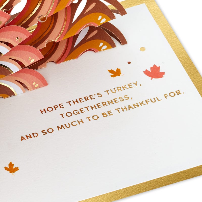 Hallmark Signature Paper Wonder Thanksgiving Pop Up Card (Turkey) - Image 5