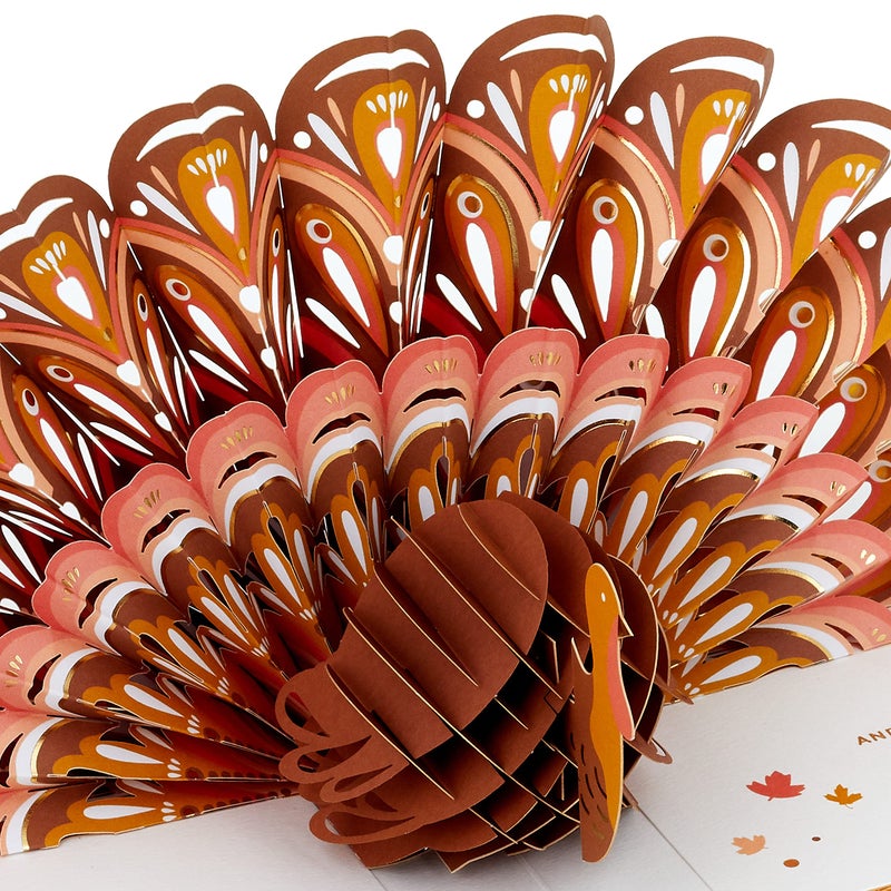 Hallmark Signature Paper Wonder Thanksgiving Pop Up Card (Turkey) - Image 4