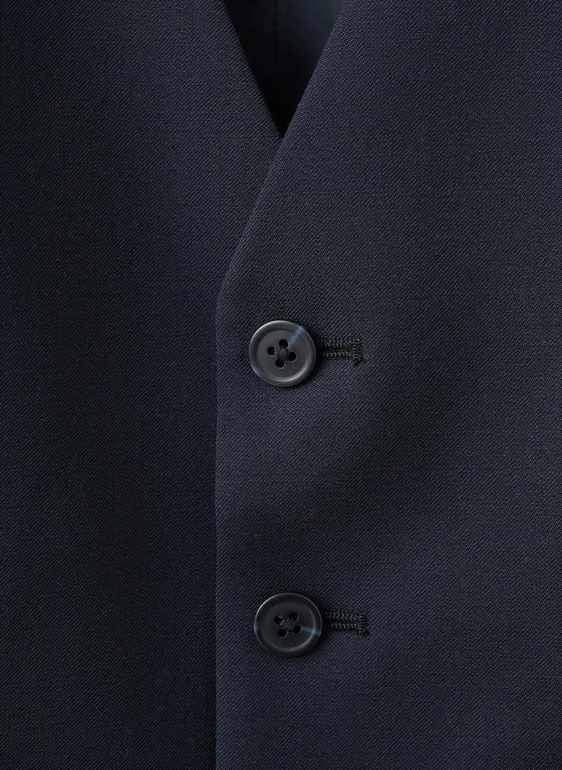 Mango Man 56-NAVY Waistcoat Turin for Men | Best Price UAE