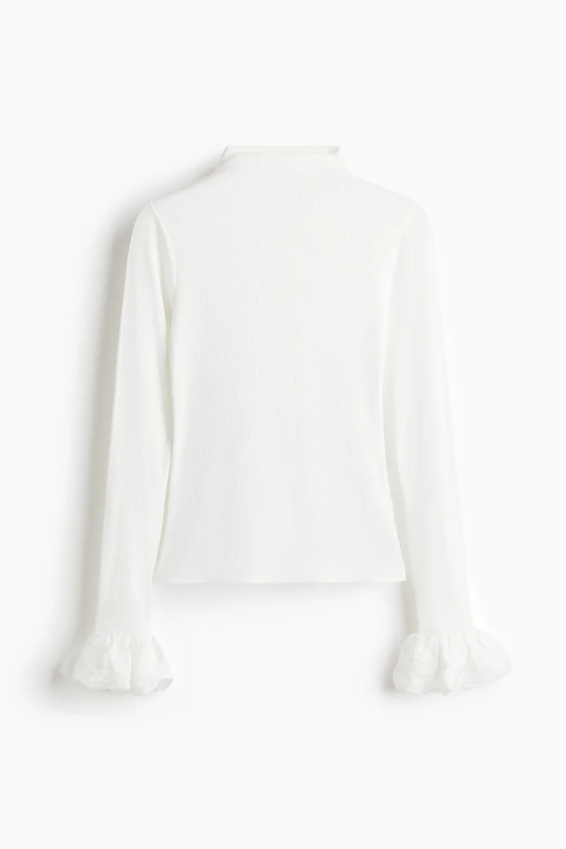 H&M Ribbed jersey top