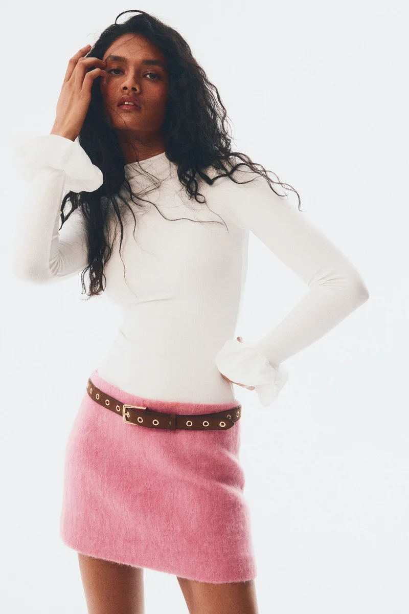 H&M Ribbed jersey top