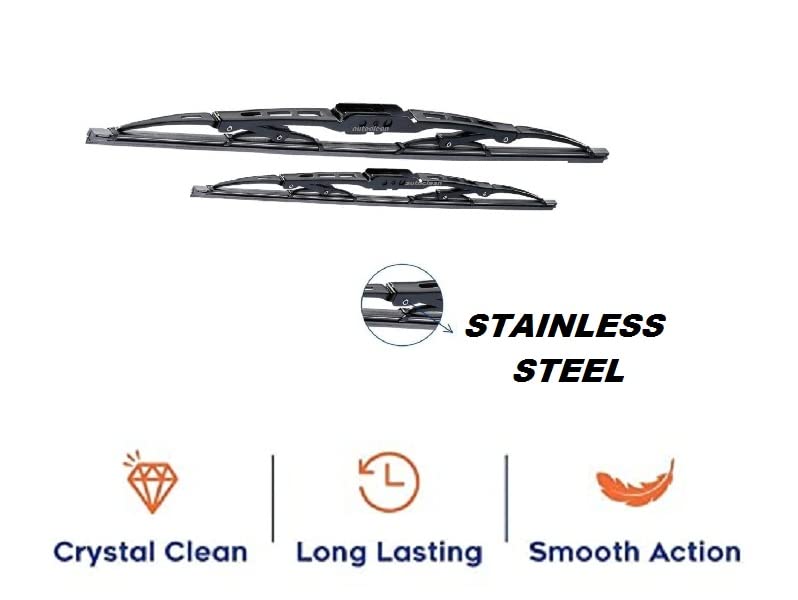 AutoClean Metal Frame Wiper Blade Suitable For Santro Xing - Image 2