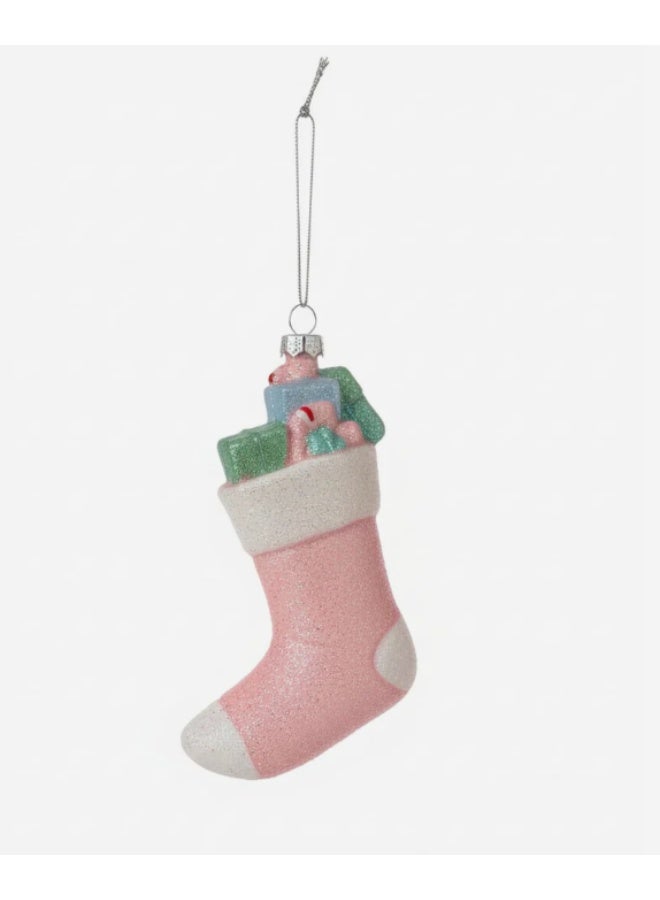 AKDC 5cm Mini Hanging Stocking Tiny Christmas Tree Hanging Ornament for Festive Decor & Gift Decoration - Image 1