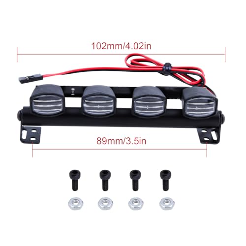 Hobbypark مجموعة أضواء السقف لسيارة هوبى بارك RC مع 5 مصابيح LED لملحقات شاحنة 1/10 RC كراولر - Image 2
