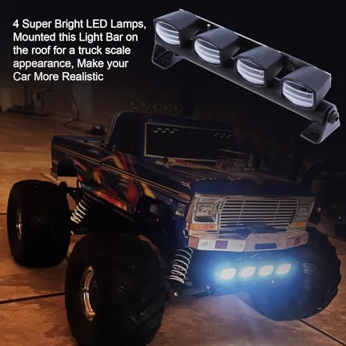 Hobbypark مجموعة أضواء السقف لسيارة هوبى بارك RC مع 5 مصابيح LED لملحقات شاحنة 1/10 RC كراولر - Image 3