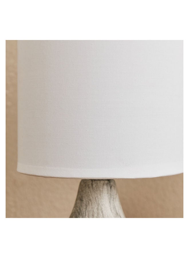 Home Box مصباح طاولة سيراميك كلارك بتأثير الرخام 14x23x14 سم - Image 3