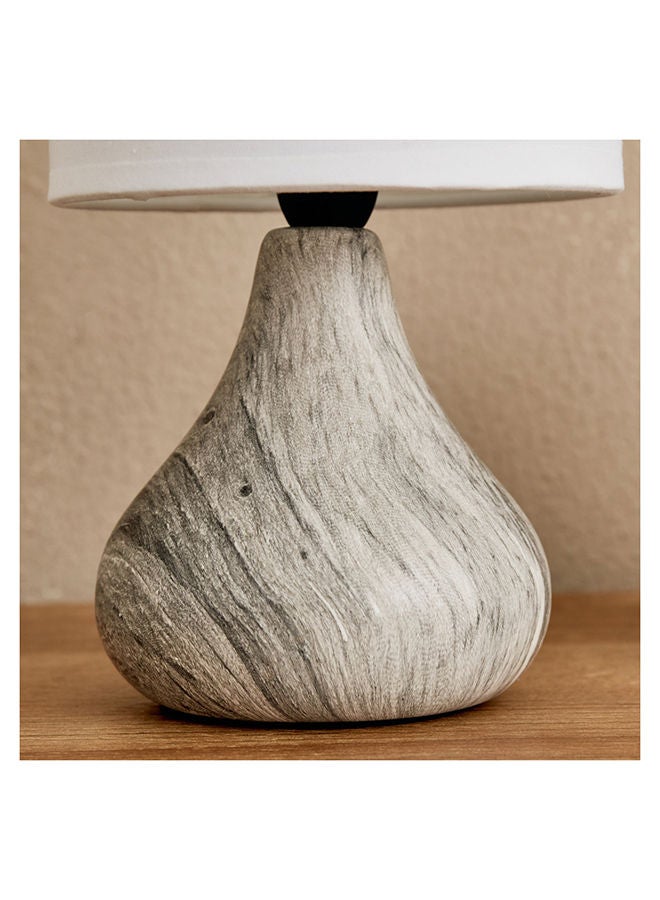 Home Box مصباح طاولة سيراميك كلارك بتأثير الرخام 14x23x14 سم - Image 4