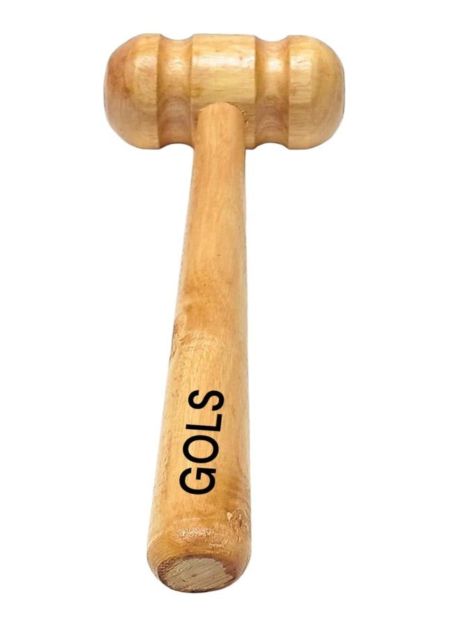 GOLS Cricket Mallet Hammer | Wooden Bat Mallet for Knocking to Improve Bat - | Wooden Knocking Hammer Mallet Double Sided - Image 4