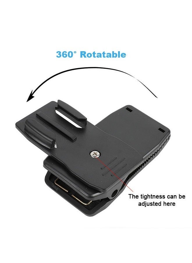 Backpack Camera Clip, 360° Rotation Backpack Strap Mount Quick Clip Mount with Expand Frame Compatible with DJI Osmo Pocket, Osmo Pocet 2  - Image 3