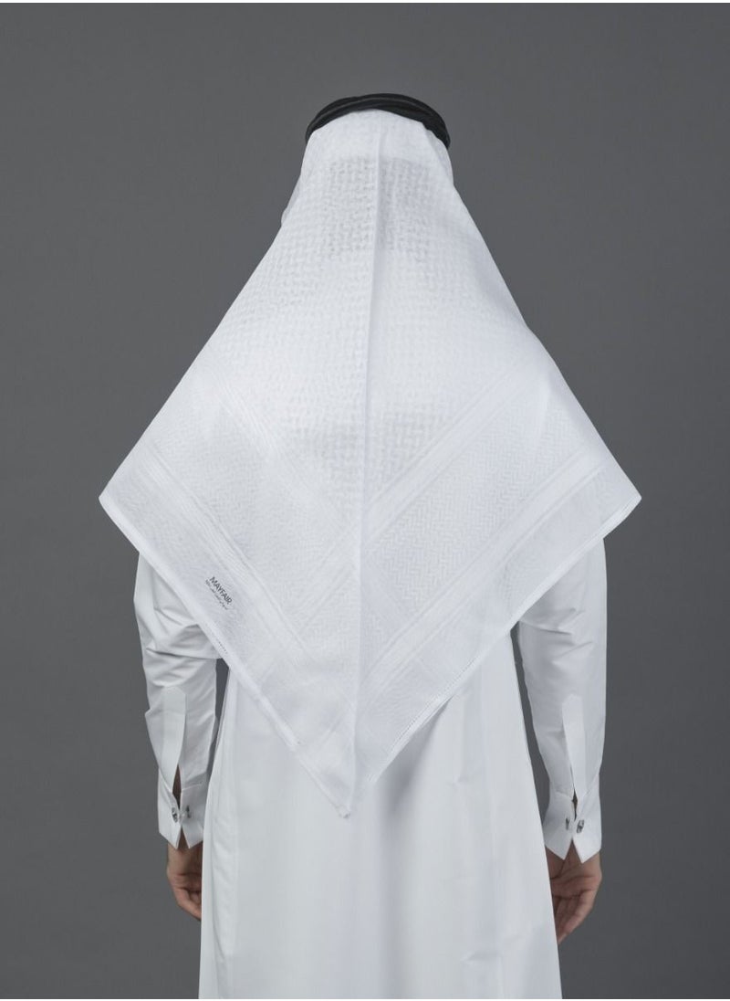 Mayfair - Shemagh Albassam MayFair white - Image 1