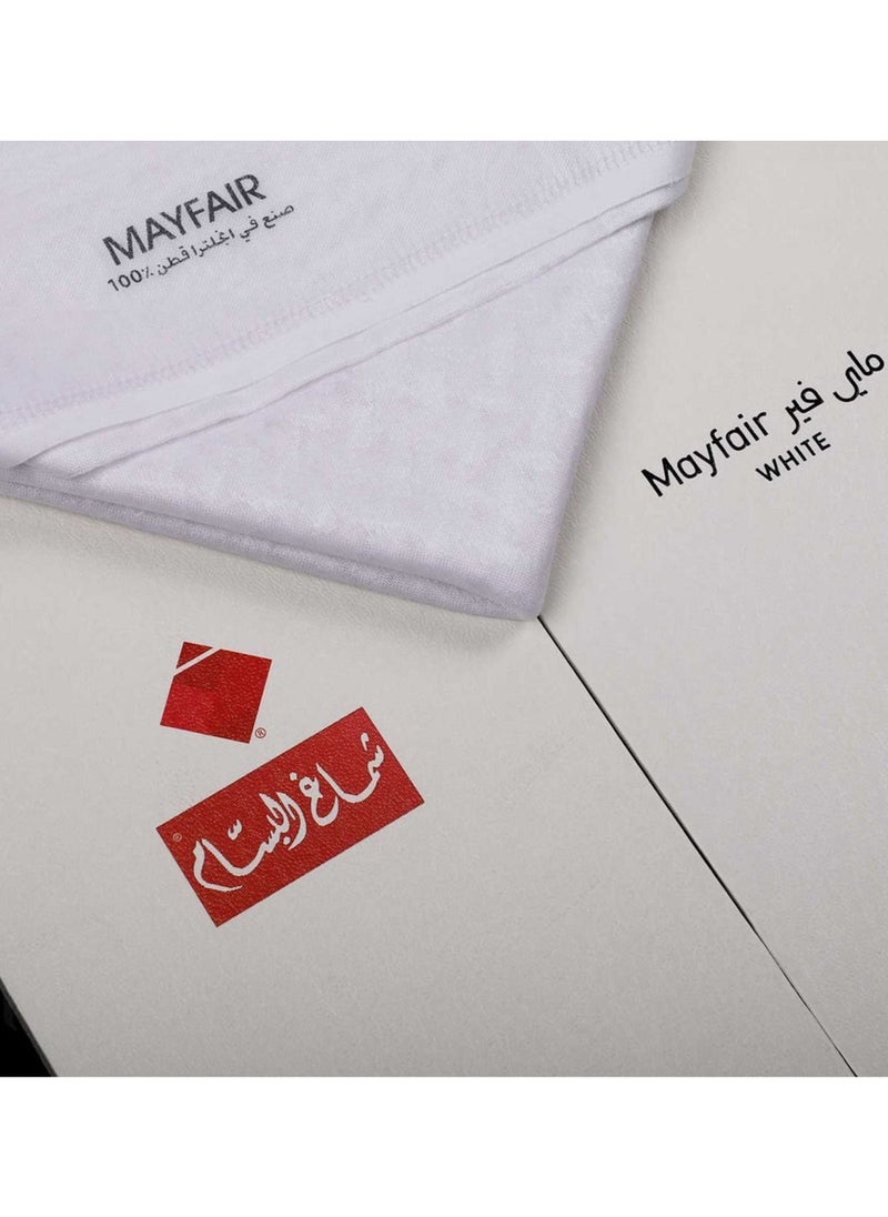 Mayfair - Shemagh Albassam MayFair white - Image 1