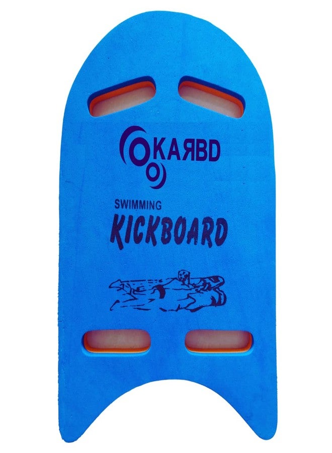 KARBD 4 Cut Swimming Kickboard Floating Board for Swimming Training Aid Exercise Equipment Pool Swim Safe Trainer Lessons Kickboards for Adults Children with 4 Holes Dual Color (Medium, Blue Red) - Image 4