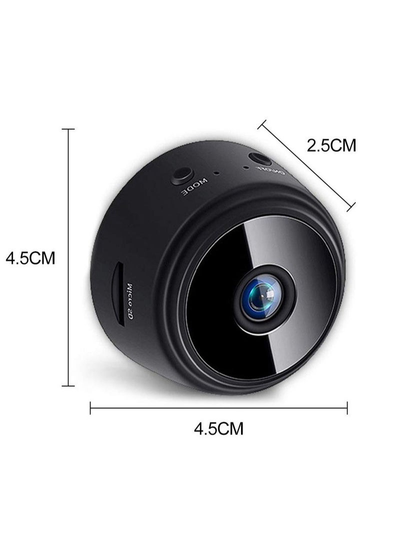 Mini Camera Wireless WiFi Hidden Spy Cam Hd 1080P Surveillance Motion Detection Night Vision Covert Nanny Camcorder Compatible iOS Android Pc One Size with 128G TF Card