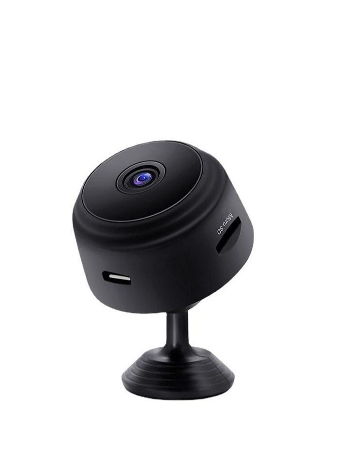 Mini Camera Wireless WiFi Hidden Spy Cam Hd 1080P Surveillance Motion Detection Night Vision Covert Nanny Camcorder Compatible iOS Android Pc One Size with 128G TF Card