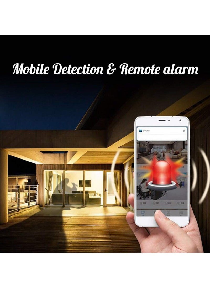 Mini Camera Wireless WiFi Hidden Spy Cam Hd 1080P Surveillance Motion Detection Night Vision Covert Nanny Camcorder Compatible iOS Android Pc One Size with 128G TF Card