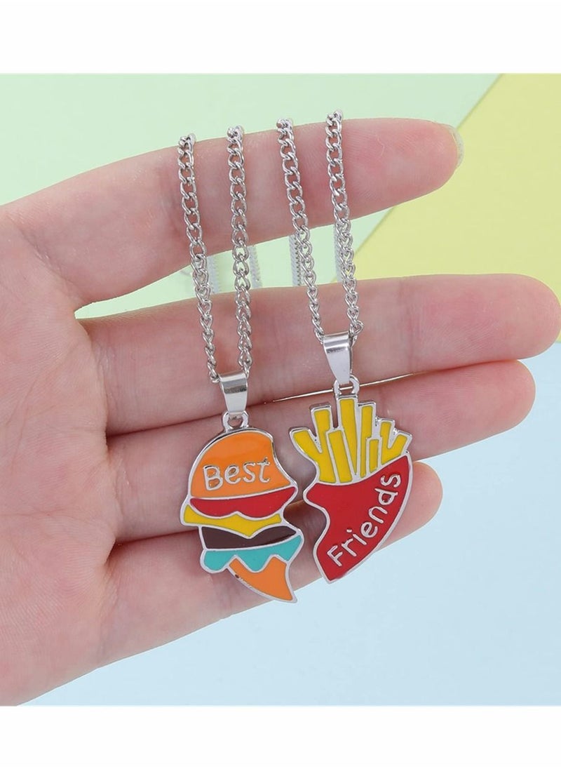 SYOSI - Best Friend Necklace Half Heart Pendant Friendship Necklace for 2-Split Valentine Heart Necklace - Image 1