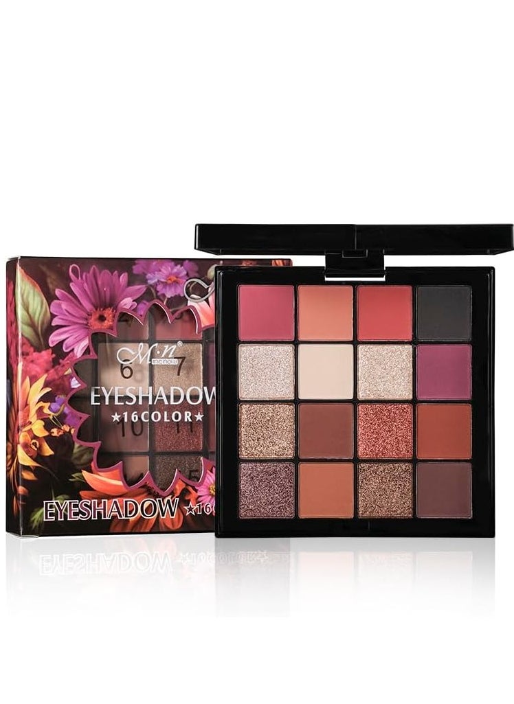 Me Now - New Eyeshadow Professional Palette - 16 Color - Image 1