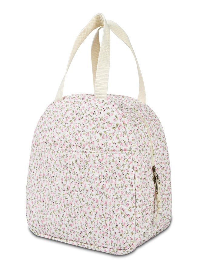 GISMTR Lunch Bag for Women Insulated Lunch Box Cute Quilted Lunch Tote Bags Reusable Large Capacity Cooler Bag for Travel Work Picnic - Image 1