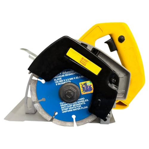 Jon Bhandari Tools Marble Cutter Machine 1100W, 11000 RPM – Heavy Duty 220V Electric Tile Cutter with 110mm & 125mm Blades – Power Tool for Cutting Marble, Granite, Stone, Wall, Concrete & Tiles - Image 1