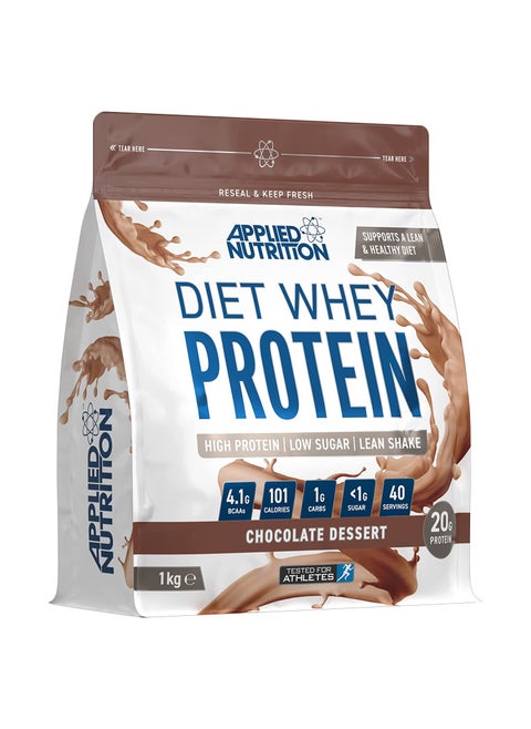 Diet Whey - High Protein Powder Chocolate Dessert Flavour 1 kg