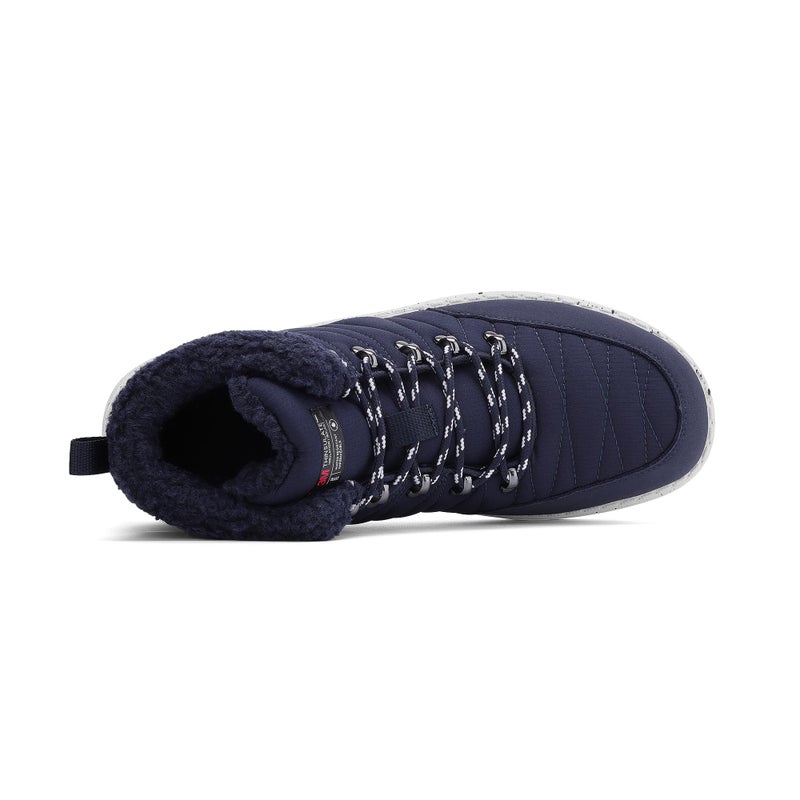 Bruno Marc Men's Winter Boots Outdoor Cold-Weather Warm Lightweight Walking Boots,BLUE,Size 12,SBSB2311M - Image 5