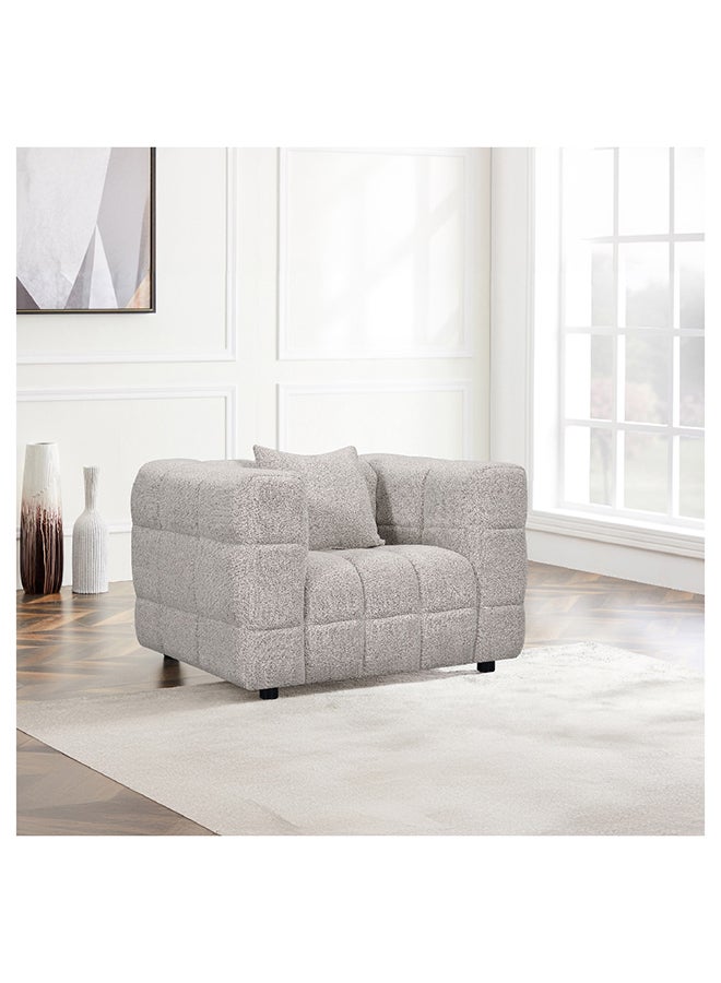 Home Box Swen Armchair Fabric Sofa with Cushion 87 x 70 x 110 cm - Image 1